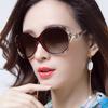 Gafas de sol de camelia con montura grande, gafas de sol de moda europea y americana con personalidad, gafas delgadas con montura grande, venta al por mayor