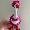 Transfronterizo Nuevo Más Vendido Crochet Hecho a Mano Puro Estilo Americano Mini Sombrero de Ganso de Escritorio Creativo Moda Set para Mascotas