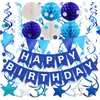 Decoraciones para Fiesta de Cumpleaños de Amazon Pancarta de Cumpleaños Decoraciones Colgantes en Espiral Pancarta Colorida para Fiesta de Cumpleaños Juego de Bolas de Panal