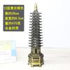Ornamentos de torre de latão Wenchang Artesanato em metal Nove camadas 13 camadas Estudo do aluno Decorações de sala de trabalho Ornamentos de cobre