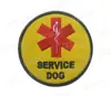 Perro de Servicio Perro de Rescate Médico Ropa para Perros Bolsa Sello Parche Táctico de Moral Adecuado para Gorra Bolsa Chaleco etc
