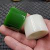 Xinjiang Hetian Material da Mongólia Exterior Chave de dedo imitação de jade Hetian Chave de dedo imitação imitação de jaspe Chave de dedo imitação anel de dedo de jade gordura de ovelha