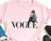 Camiseta Casual Europea y Americana de Cuello Redondo para Mujer con Estampado de Letras y Flores Camiseta Básica de Manga Corta para Mujer Top Holgado