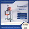 Estrutura de quatro colunas equipamento mecânico superalimentado borracha e plástico silicone perfuração prensa pneumática 5T perfurador superalimentado gás-líquido