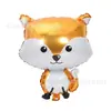 Novo Balão de Alumínio Combo Animal Zebra Tigre Elefante Balão de Alumínio Dia das Crianças Festa de Aniversário Bola de Animal