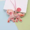 Mochila Térmica Lucky Changan Extrato de Lichia Gelo Pingente de Pônei Pingente de Carro PU Chaveiro Acessórios de Pégaso