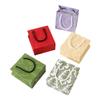 Bolsa de embalaje para caja de joyería al por mayor, en stock, bolsa de embalaje para caja de joyería portátil engrosada, bolsa de embalaje para caja de regalo con patrón retro