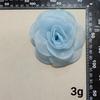 10cm Estilo Coreano Organza Tecido Borda Queimada Flor Estéreo Feito à Mão DIY Acessórios de Cabelo Carimbos de Cabelo Acessórios de Corsage