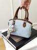 Bolsas Transfronterizas Populares de Este Año para Mujer: Bolso Texturizado con Bloques de Color Retro 2026, Elegante Bolso de Hombro y Cruzado para el Trabajo