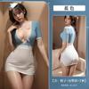 Lencería Sexy, Pijama Estilo Pura Pasión, Falda de Cadera de Secretaria, Uniforme de Aeromoza, Nightclub Apasionado, Traje de No Quitar 8358