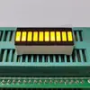 Fornecimento Direto da Fábrica de Fita de Luz de 10 Segmentos Tubo Plano, Tela de Exibição de Fita de Luz Amarela de Cátodo Comum Tubo Plano de LED