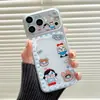 Película Traseira de Animal de Estimação Desenho Animado Adequada para Celulares Apple Iphone16/17Pro17Promax Película Traseira e Película da Lente
