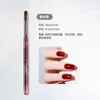 Produto Novo Transfronteiriço Conjunto de Canetas para Nail Art Tinta Vinho com 9 Peças Suporte de Acrílico para Canetas Conjunto de Canetas para Nail Art com Cerdas de Nylon