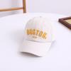 BOS. Gorra de béisbol con letras bordadas para niña, gorro infantil de primavera, combinable con todo, protector solar y lengüeta de pato, 1630