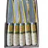 En Stock Cuchillo Curvo Doméstico Kuboli, Cuchillo Recto, Cortador de Piña, Pelador de Frutas, Cuchillo para Frutas de Acero Inoxidable, Cuchillo para Plátanos Comercial