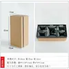 Caja de Papel Kraft Cerámico Caja de Empaque para Taza de Té Taza Tetera Juego de Té Caja de Regalo Caja Vacía Rectangular Leidezhu