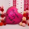 Decoración de Habitación de Boda, Globos Desinflables Gigantes con Forma de Corazón, Decoración de Sala de Estar, Suministros para Bodas, Accesorios para Fotos de Escena de Compromiso, Boda