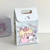 Bolsa de Regalo para el Día del Niño Regalo Pequeño Galletas Crujiente de Copo de Nieve Caja de Color Seco Caja de Dulces para la Noche de Navidad Caja Portátil