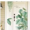 Nuevo Fabricante Planta de Hoja Verde Cesta Colgante Izquierda Pegatinas Decorativas para Sala de Estar Dormitorio Entrada Pasillo Zdb-2172