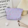 3432 Ins Floral Cosmético Bolsa Loção de Água Cuidados com a Pele Grande Capacidade Zíper Armazenamento Bolsa Compras Clutch Bag