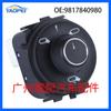 9817840980 Es Adecuado para 2019-2020 Peugeot Citroen C3 Interruptor de Espejo Retrovisor Interruptor de Espejo de Reversa