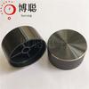 Perilla Negra con un Diámetro de 34*17mm, Agujero Interno Alto, Cuerpo de 6 Luces Patrón Cd Perilla de Aleación de Aluminio Tapa de Perilla de Interruptor