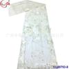 Aplique 3D bordado bordado con lentejuelas encaje tela de malla vestido de novia accesorios de vestido