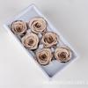 Rosa Flor Eterna 5- 6cm Cabeças de Flor Cabeça de Rosa Eterna Material Flor Preservada Caixa de Presente Material de Flor DIY