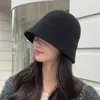 Sombrero de cubo de lino estilo japonés para mujer, estilo coreano, ligero, transpirable, protección solar, para circunferencia de cabeza pequeña, color liso, sombrero cloche