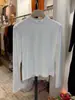Camiseta Básica de Color Sólido con Cuello Semi-Alto, Adelgazante, Manga Larga, Capa Base para Mujer, Camiseta Versátil para Usar por Debajo, para Viajes al Trabajo y Uso Casual, Top de Otoño