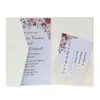 Al por mayor transfronterizo estilo europeo boda hueco festival tarjeta de felicitación invitación de negocios invitación rosa claro tarjeta láser en stock