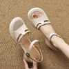 Sandalias Populares de Suela Gruesa y Tacón Grueso con Punta Abierta para Mujer, Nuevo Estilo Verano 2026, Sandalias Casuales Versátiles Cómodas y No Cansan para Uso al Aire Libre para Mujer