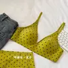 Conjunto de Lingerie de Bolinhas Vermelhas de Natal para Mulheres, Estilo Fino, Seio Pequeno, Sem Fio, Confortável, Sem Costura, Suporte Macio, Sutiã do Ano do Zodíaco