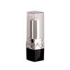 Tubo de Labial Cuadrado con Tapa Transparente 3.5g Material de Envoltura Anillo Plateado Hebilla Giratoria Tubo de Labial Plástico Sub-tubo Carcasa de Labial