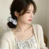 Elásticos de Cabelo Florais Grandes para Linguiça Atacado Elásticos de Cabelo com Borda de Orelha de Madeira Elásticos de Cabelo de Alto Valor para Meninas Elásticos de Borracha de Alta Elasticidade Duráveis