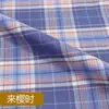 Tecido xadrez de uniforme JK poliéster tingido na massa roupa gravata borboleta tecido de saia plissada itens pequenos feitos à mão diy elástico de cabelo de cólon