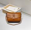 Comércio Exterior Atacado Bolsa Feminina de Couro Puro Novo Estilo Couro Genuíno Textura Versátil Couro Bovino de Primeira Camada Bolsa de Ombro Transversal Bolsa de Mão Exquisita