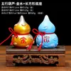 Metal, Madeira, Água, Fogo, Terra, Cinco Elementos, Enfeites de Cabaça, Metafísica Chinesa, Tendência Nacional, Mobiliário Pequeno para Escritório Estilo Antigo, Decorações de Feng Shui