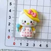 Acessórios de Resina DIY para Transformar em um Gatinho, Grampos de Cabelo Artesanais com Cola Creme, Chaveiros para Capa de Celular, Ímãs de Geladeira e Acessórios