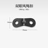 Accesorios de Hebilla con Cordón para Toldo de Tienda de Campaña Aleación de Aluminio Doble Ojal Amazon Hebilla Ajustable Hebilla de Fijación de Cuerda Hebilla a Prueba de Viento Camping