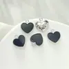 Coração de Amor Vintage Pingente Simples Adesivo Concha Pingente DIY Pulseira Colar Acessórios