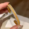 Pulseira Colheita Fenghuangqiao Filigrana Diamante Cor Dourada Antiga Pulseira Trançada Estilo Chinês Fivela Espiga de Trigo Escovada para Mulheres