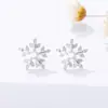 Pendientes de aguja de plata 925, temperamento no alérgico, pendientes de moda sencillos, pendientes de combinación creativa de una semana, venta al por mayor