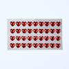 Pegatinas Brillantes de Rhinestone Acrílico con Forma de Corazón de 36 Piezas de 12 mm para Decoración de Álbumes de Fotos DIY para Niños