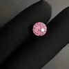 Aretes de aleación de titanio F136 corte fuegos artificiales de alta calidad 5A labret con rosca interna stud para labio inferior degradado deslumbrante cabeza de repuesto para stud de labio inferior