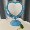 Espejo de Maquillaje, Espejo de Tocador para el Hogar, Espejo de Escritorio Giratorio de Doble Cara Tipo Princesa, Espejo de Escritorio para Dormitorio de Estudiantes, Espejo de Maquillaje para Niñas