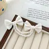 Elegante Corrente de Pérolas Dupla Camada Laço Acessórios de Tecido Acessórios para Bonecas de Pelúcia Sapatos e Meias Bolsas Acessórios de Vestuário