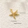 Accesorios de Joyería Marina Color Concha Estrella de Mar Caracola Pez Pulsera Collar Pendientes Goteo de Aceite Cobre Colgante DIY