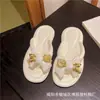 Pantuflas de EVA con suela gruesa y sensación de mierda, para el hogar, verano, color caramelo, hada, viento, playa, chanclas para exteriores, comercio exterior, venta al por mayor