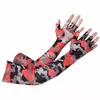 Mangas de Hielo para Protección Solar, Mangas de Hielo para Deportes al Aire Libre y Conducir, Guantes de Brazo Anti-UV, Mangas de Hielo de Dos Dedos para Fugas en el Brazo